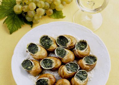 Nos escargots persillés